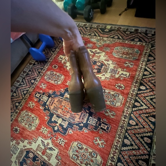 Crown vintage brown leather booties - Picture 4 of 6